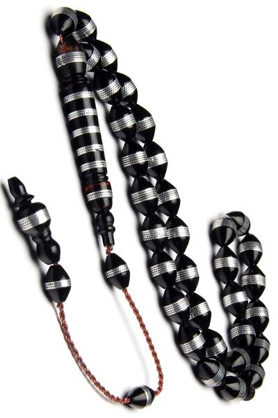 EHİNOS Men's System Tasseled 7X11Mm Baphon Spiral Kuka Rosary