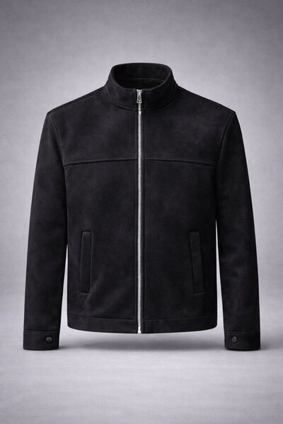 LUMAST Unisex Basic Premium Astarsız Süet Ceket