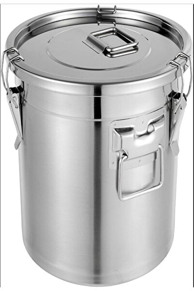 Generic 40 kg stainless steel storage bucket