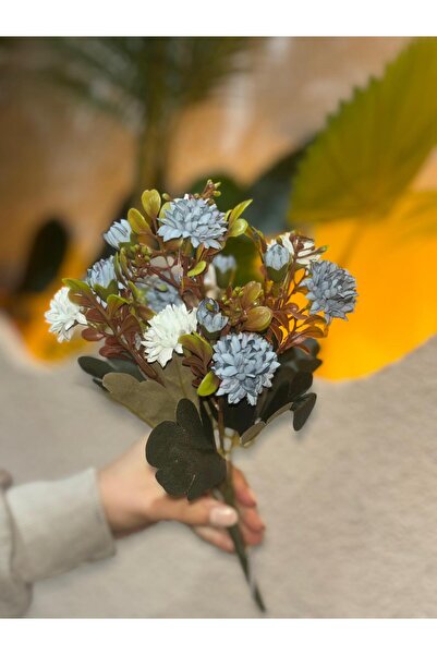 Ekodoğa Yapay Mini Krizantem Çiçeği Vazo Çiçeği Yapay Mini Kasımpatı Çiçeği