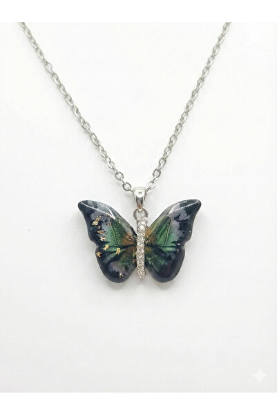 Niormiagifts steel butterfly necklace