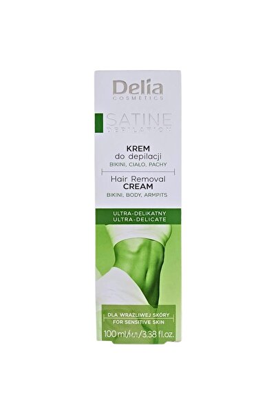 Delia Set 4 x Crema Depilatoare Ultra Delicate Satine, 100 ml