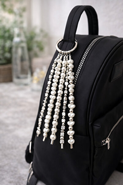 Handmade Pure Pearl Serisi Çoklu Çanta Charmı