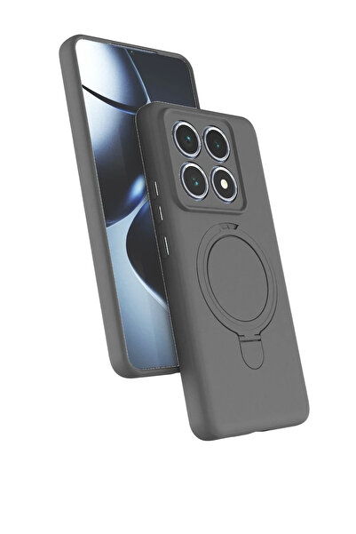 BSN STİL Bsnshop Xiaomi Mi 14t Pro Regal Magsafe Stand Cover - Titan Gray 105...