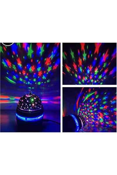 R8SAAT Yıldız Projektörlü Gece Lambası Çocuk Bebek Odası