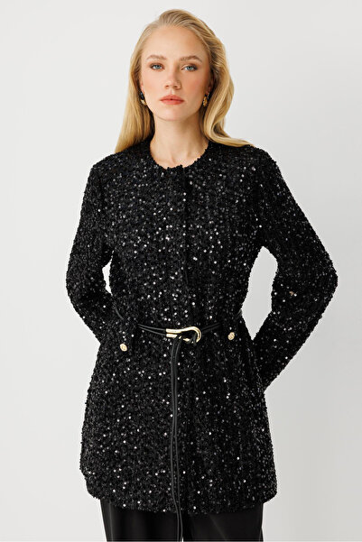 Ghisa PUL PAYETLİ CEKETLİ TAKIM