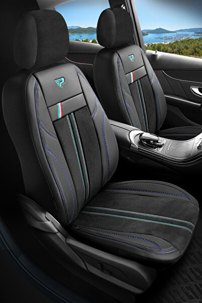 Panda Kılıf Panda Austin Series Velor Cloth Car Seat Cover - Full Set