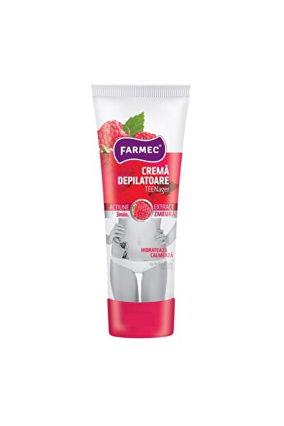 Farmec Set 3 x Crema Depilatoare TEENager, Zmeura, 150 ml