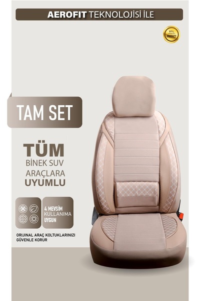 MKEXPRESS غطاء مقعد سيارة أوبل كورسا بي متوافق مع الجلد ومفصل عليه تفاصيل من ...