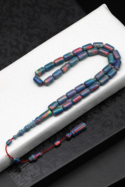 Alibaba Doğaltaş Opal Doğal Taş Tesbih 6 x 9 mm Kapsül Kesim - T-1628