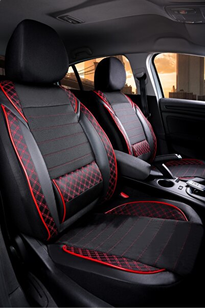 ACKSTORE غطاء مقعد سيارة أوبل كورسا بي متوافق مع الجلد شبه الكامل، طقم أمامي/...