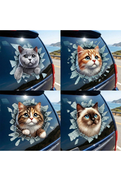 TTT Fulcar Cat Design Car Sticker |   Car Interior Organizer – Practical and ...