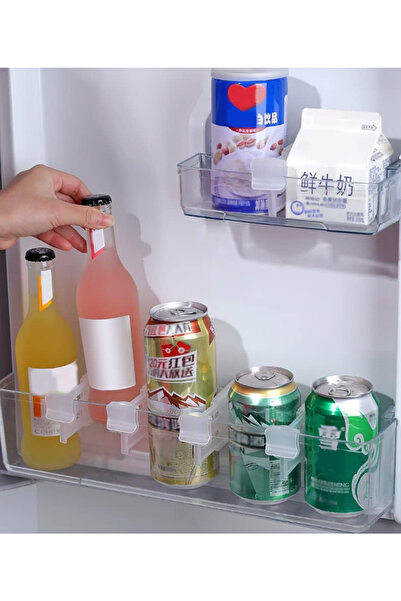 homika dekorasyon 10Pcs Multi-Purpose Refrigerator Shelf Divider Rack Organiz...