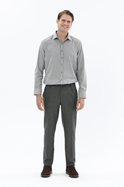 FINESUITS Men's Patterned Classic Trousers 2422105005.Pvycs