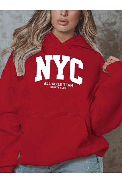 Deocept Unisex Printed Hooded Kangaroo Pocket Comfortable Fit Oversized Cut S...