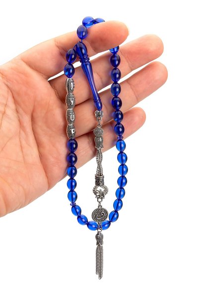 EHİNOS Gift Prayer Beads, Father's Day Gift Prayer Beads, Lettered Powder Amber Prayer Beads