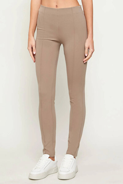 Guess Γυναικείο μπεζ παντελόνι Annie Dar Slim Fit V6RB08KD822-G1O3