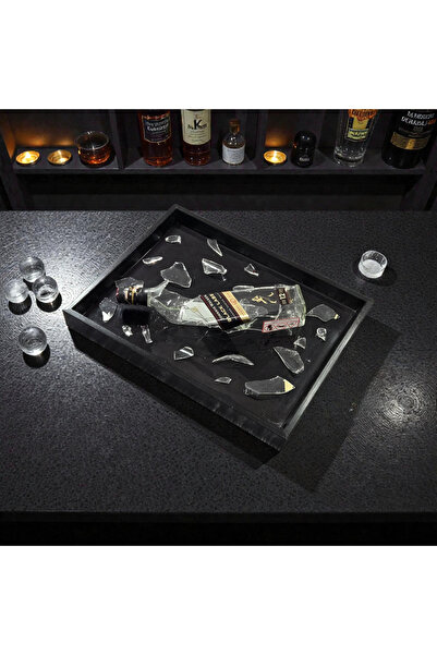 BKCUSTOMMADE KIRIK ŞİŞE SANATI - EL YAPIMI EPOKSİ KIRIK ŞİSE TABLOSU