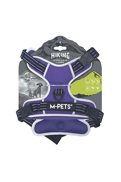 M-PETS HIKING REFLEKTÖRLÜ SOFT SIRT TASMASI PURPLE (M)
