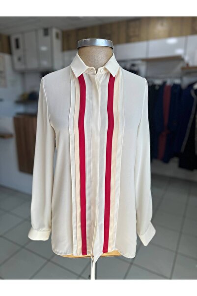 Aker Ekru Bluz/Gömlek