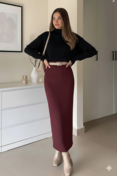 CNG MODA Scuba Pencil Skirt