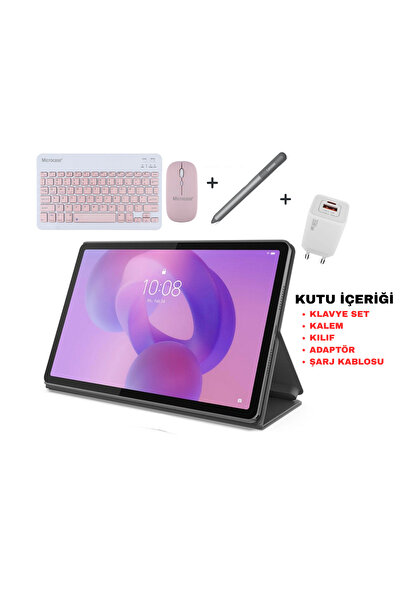 LENOVO Idea Tab 8Gb 128Gb Hafıza 11 inch 2.5K - Android Tablet Pembe Klavye +...