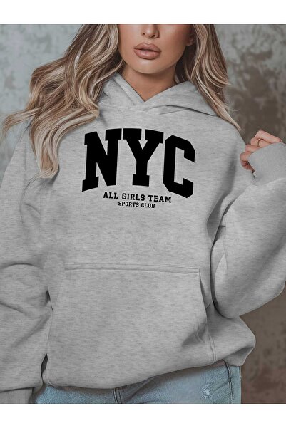 Deocept Unisex Printed Hooded Kangaroo Pocket Comfortable Fit Oversized Cut S...