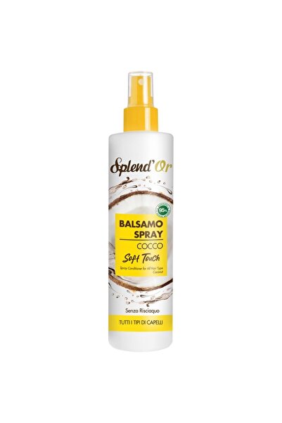 SPLENDOR Set 3 x Balsam de Par Spray fara Clatire Splend'Or, Cocos, 200 ml