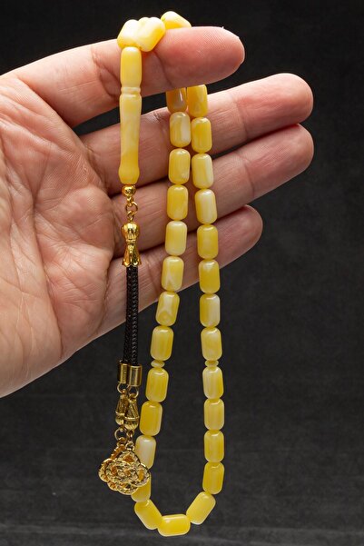 EHİNOS خرزة صلاة عنبرية معطرة من بيروت على شكل ذكر كالينغراد