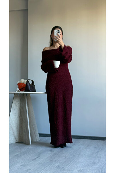 Bahar Madonna yaka elbise