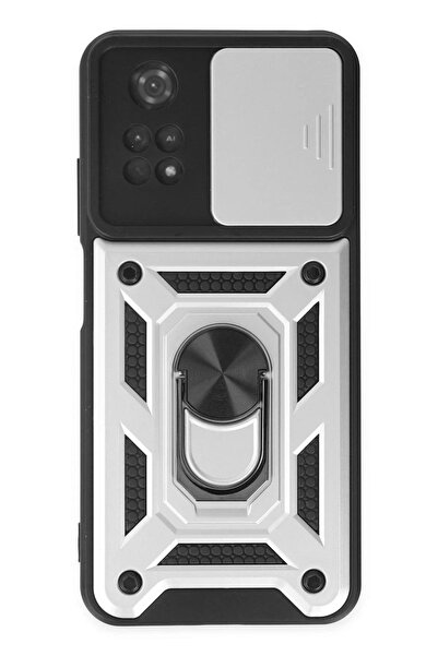 BSN STİL حافظة BSNSHOP لهاتف Xiaomi Poco M4 Pro 4G من السيليكون مع حلقة عدسة ...