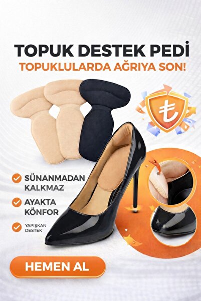 poswicon Topuk Vurma Önleyici Ped Kendinden Yapışkanlı Kaymaz Taban Destekli ...