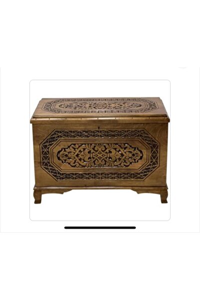 Demir El Oymalı Ceviz Sandık 90 x 60