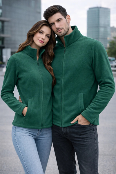 CONSTRAİN Daily Comfortable Double Fleece Jacket (Men's) – Warm, Soft Texture