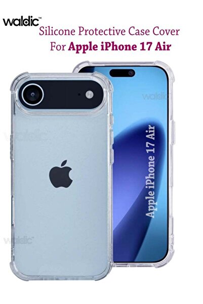 Generic Apple iPhone 17 Air Silicone Protective Back Case Cover - Clear