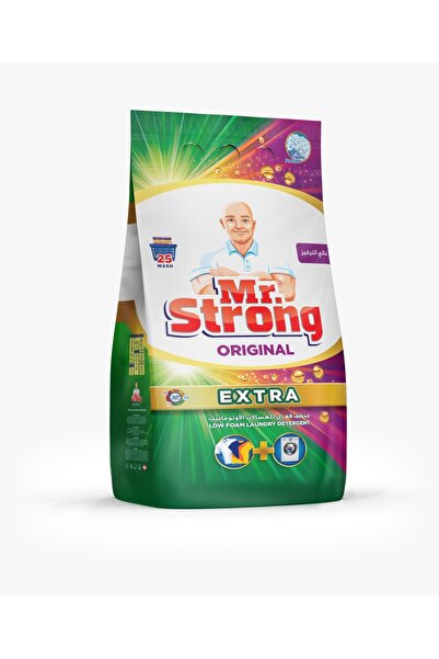 Mr. Strong Original Laundry Detergent Powder - Low Foam Automatic - 25 Washes