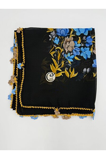 Şatilli Handmade Tığ oyası el emeği yazma dört kenarı oyalı yazma 100x100 tığ...