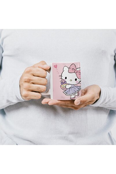 Beramussa Pembe Hello Kitty Figürlü 1 Adet Kupa Bardak – Sevimli Karakter Tas...
