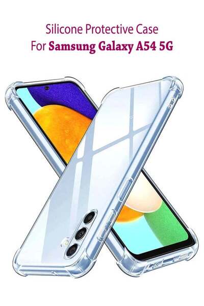 Generic Silicone Protective Back Case Cover For Samsung Galaxy A54 Transparent