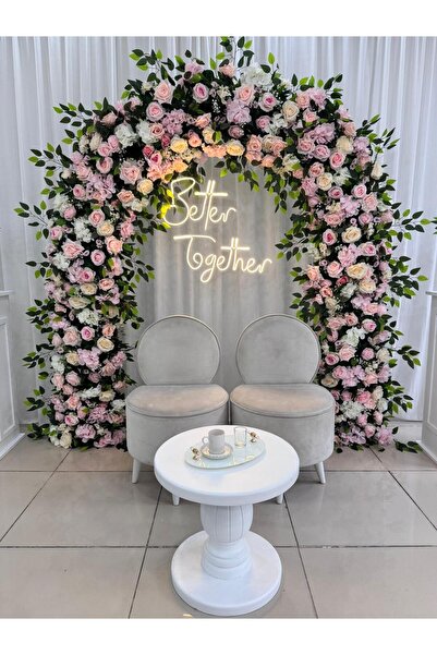 DİVA Yapay Çiçek Aranjmanı 1 Metre – Geniş ve Dolgun - Tag Çiçek - Organizasy...