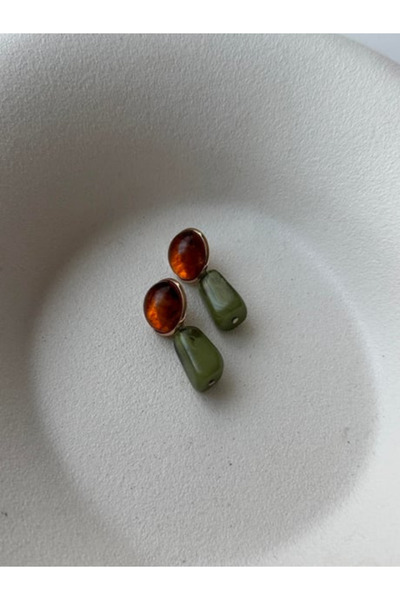 Nole&Co. أقراط MNG الخضراء