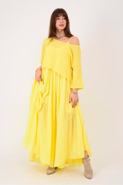 Park Moda 228304 Dual 2-Piece Cotton Dress