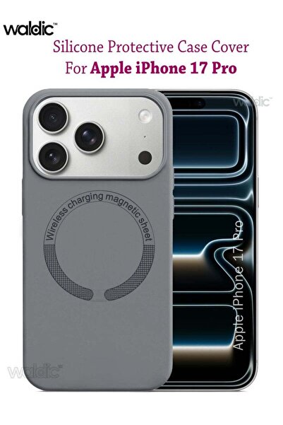Generic Apple iPhone 17 Pro Silicone Magsafe Case Back Case Cover Compatible ...