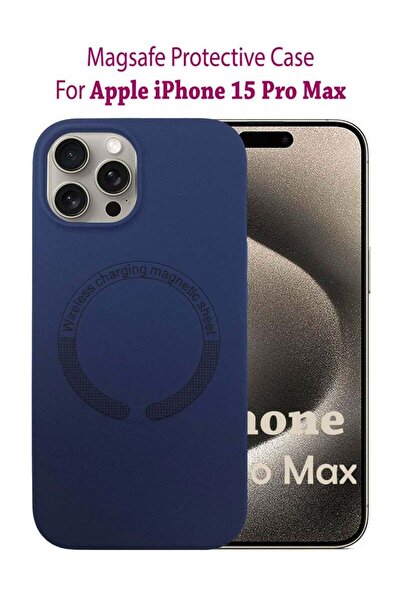 Generic MagSafe Protective Case Cover for Apple iPhone 15 Pro Max - Blue