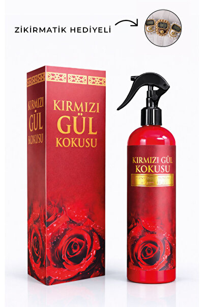 Deniz Elmasları Kırmızı Gül Kokusu 400 ml Oda, Seccade ve Tekstil Kokusu – Zi...