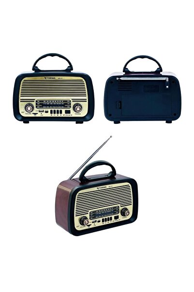 TRM NS-01 Kablosuz Nostalji Radyo Şarjlı Bluetooth