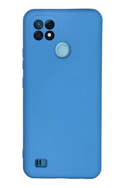 Hulyomer Hub Hulyomer Realme C21 Case Nano Inside Velvet Silicone - Blue 1185576