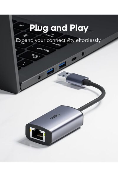 cudy USB-A Ethernet Adapter, USB 3.0 Gigabit Network Adapter