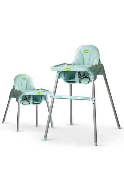 BAYBEE 2 in 1 Baby High Chair for Kids 2-height adjustable with tray, footres...