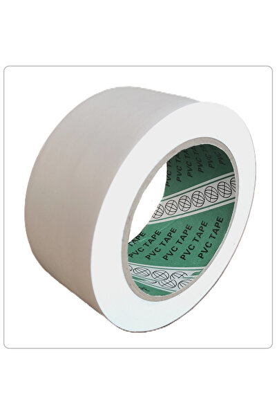 PVC YER İŞARETLEME BANDI (BEYAZ) 50mm X 30m EMNİYET ZEMİN İKAZ BANDI
